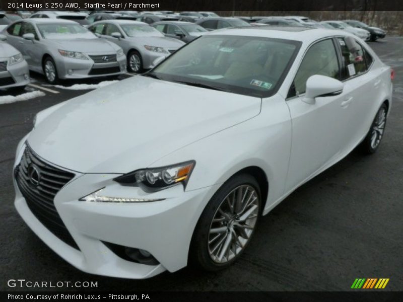 Starfire Pearl / Parchment 2014 Lexus IS 250 AWD