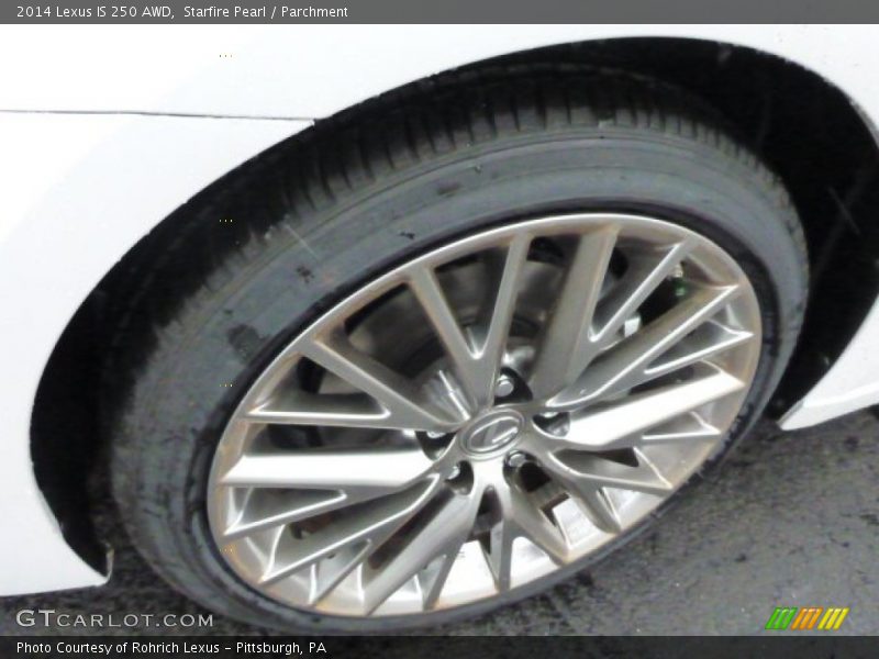 Starfire Pearl / Parchment 2014 Lexus IS 250 AWD