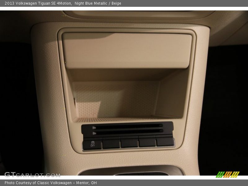 Night Blue Metallic / Beige 2013 Volkswagen Tiguan SE 4Motion
