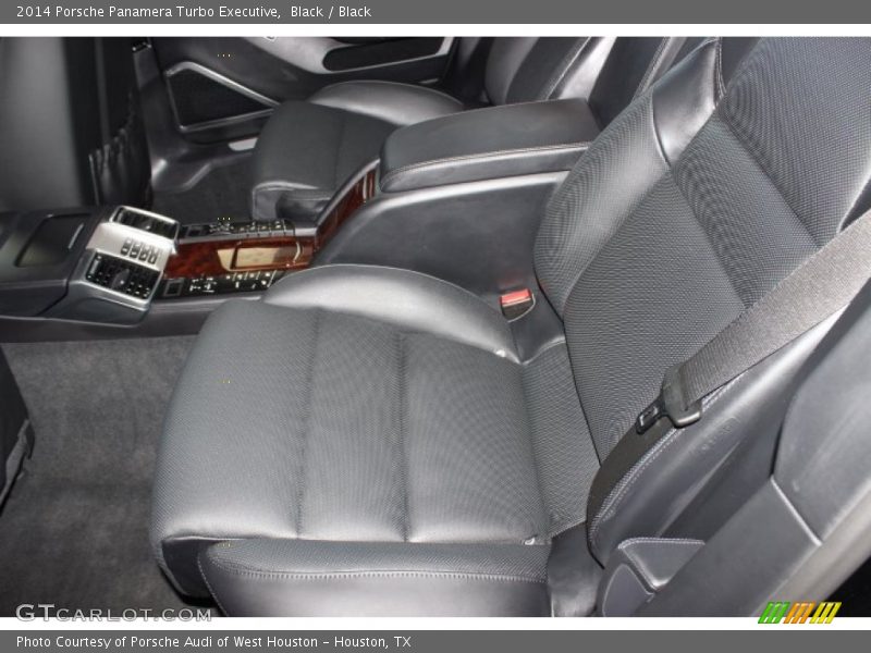 Rear Seat of 2014 Panamera Turbo Executive