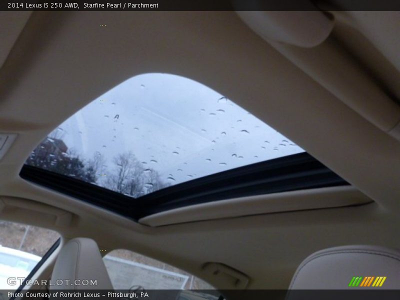 Starfire Pearl / Parchment 2014 Lexus IS 250 AWD