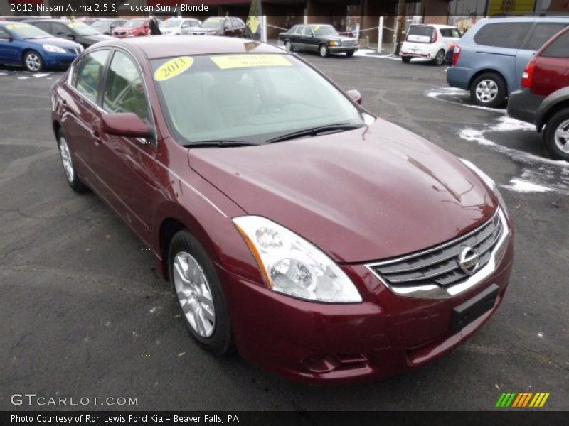 Tuscan Sun / Blonde 2012 Nissan Altima 2.5 S