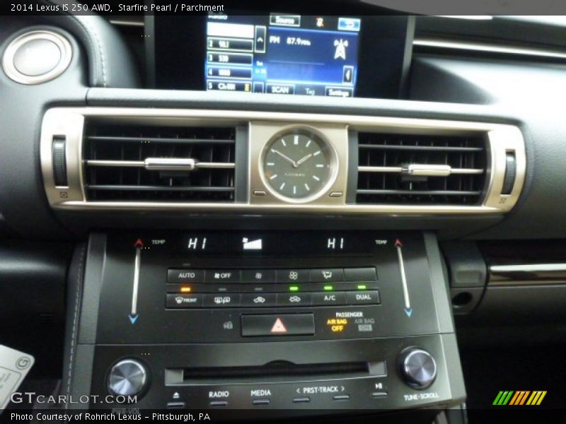 Starfire Pearl / Parchment 2014 Lexus IS 250 AWD