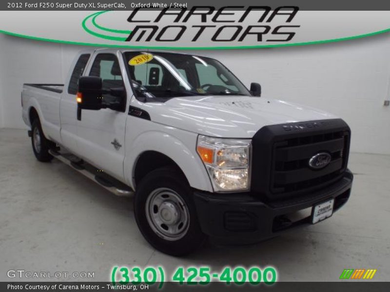 Oxford White / Steel 2012 Ford F250 Super Duty XL SuperCab