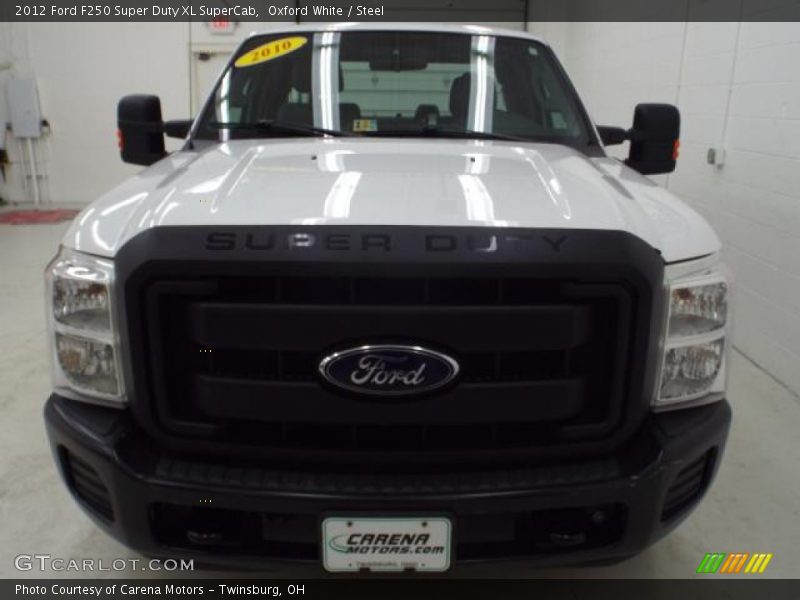 Oxford White / Steel 2012 Ford F250 Super Duty XL SuperCab