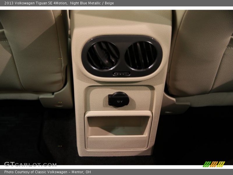 Night Blue Metallic / Beige 2013 Volkswagen Tiguan SE 4Motion