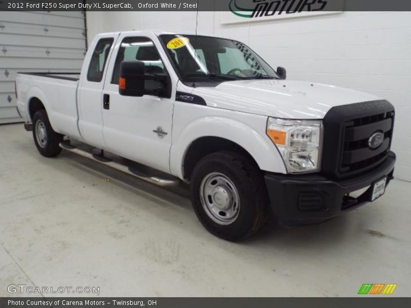 Oxford White / Steel 2012 Ford F250 Super Duty XL SuperCab
