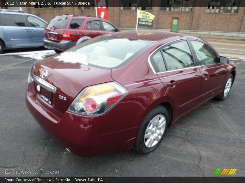 Tuscan Sun / Blonde 2012 Nissan Altima 2.5 S
