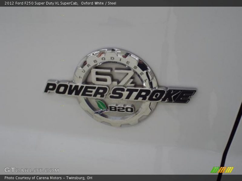 Oxford White / Steel 2012 Ford F250 Super Duty XL SuperCab