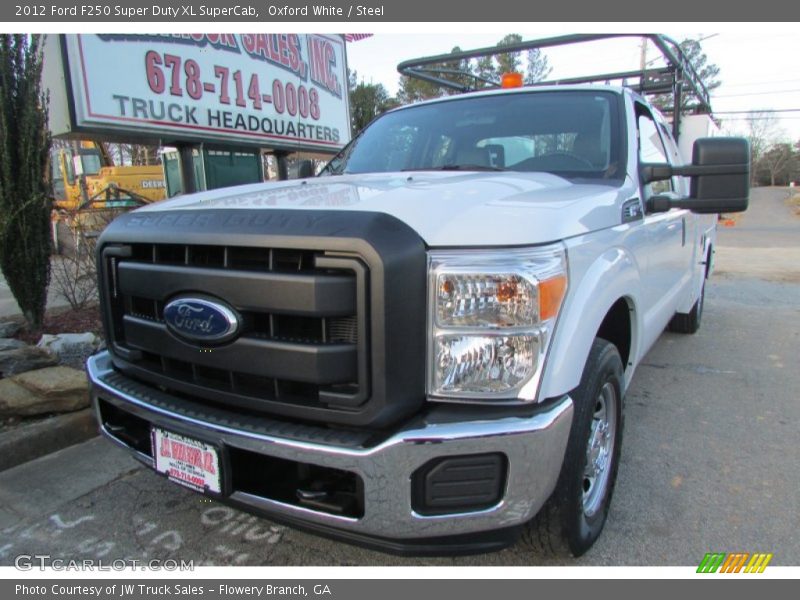 Oxford White / Steel 2012 Ford F250 Super Duty XL SuperCab
