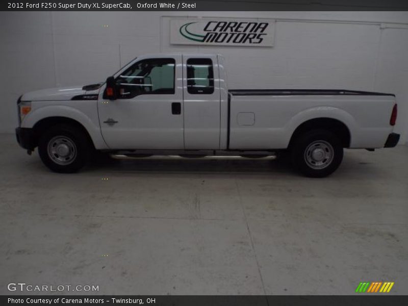 Oxford White / Steel 2012 Ford F250 Super Duty XL SuperCab