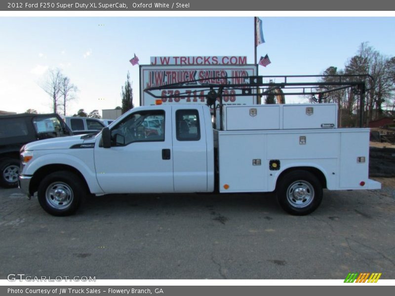 Oxford White / Steel 2012 Ford F250 Super Duty XL SuperCab