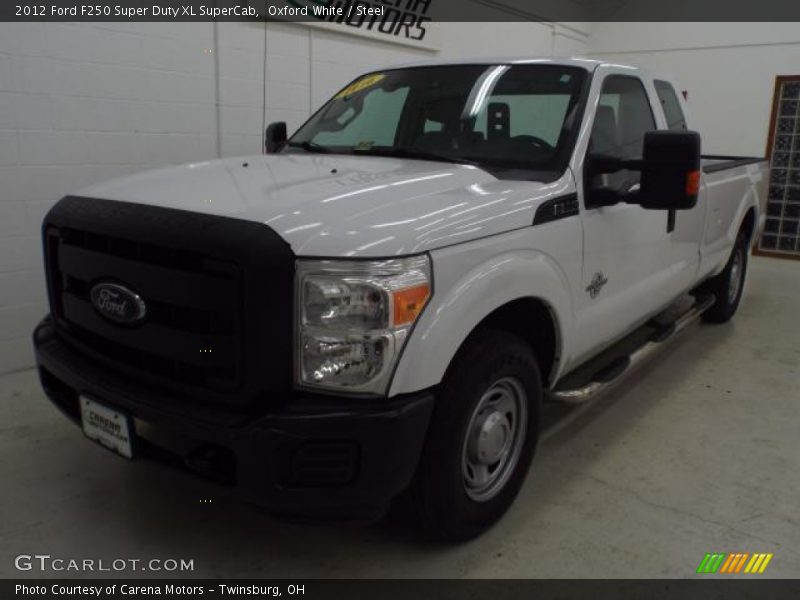 Oxford White / Steel 2012 Ford F250 Super Duty XL SuperCab