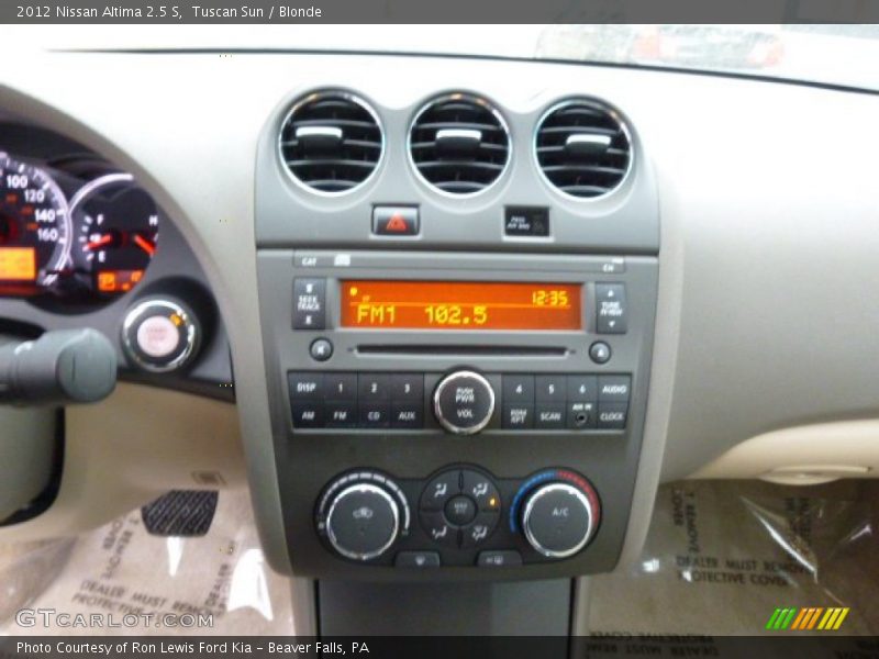 Tuscan Sun / Blonde 2012 Nissan Altima 2.5 S