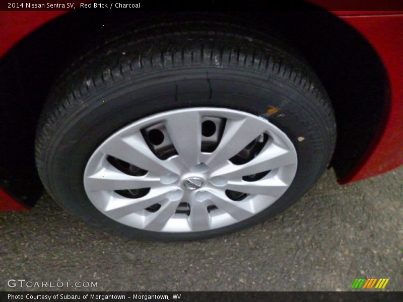 Red Brick / Charcoal 2014 Nissan Sentra SV