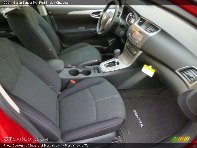 Red Brick / Charcoal 2014 Nissan Sentra SV