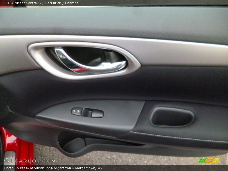 Red Brick / Charcoal 2014 Nissan Sentra SV