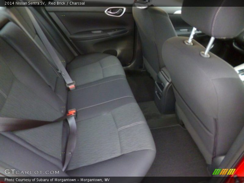 Red Brick / Charcoal 2014 Nissan Sentra SV