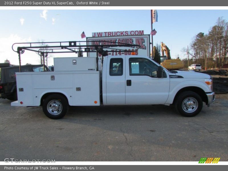 Oxford White / Steel 2012 Ford F250 Super Duty XL SuperCab