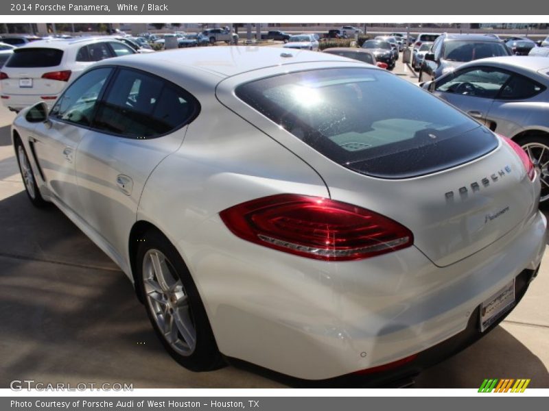 White / Black 2014 Porsche Panamera