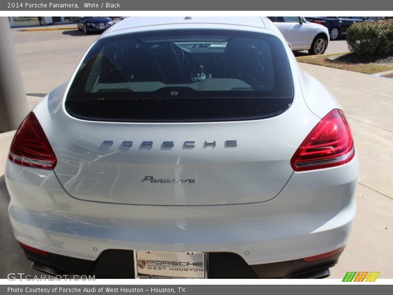 White / Black 2014 Porsche Panamera