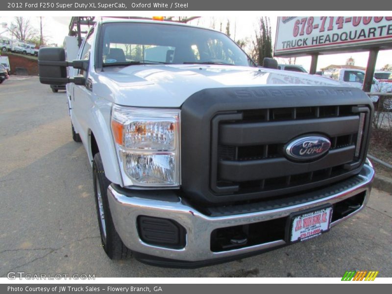 Oxford White / Steel 2012 Ford F250 Super Duty XL SuperCab