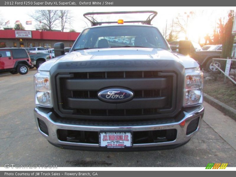 Oxford White / Steel 2012 Ford F250 Super Duty XL SuperCab