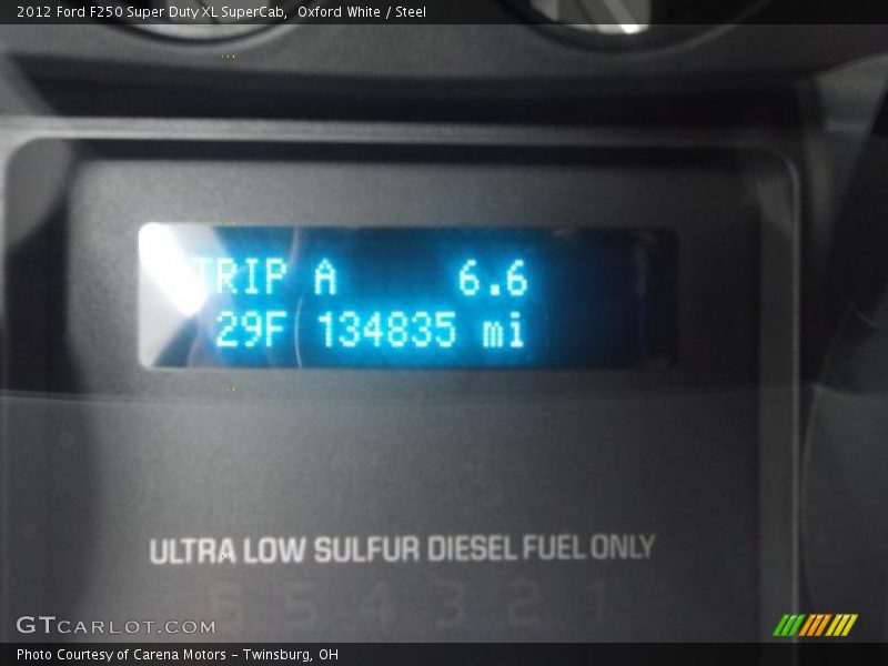 Oxford White / Steel 2012 Ford F250 Super Duty XL SuperCab