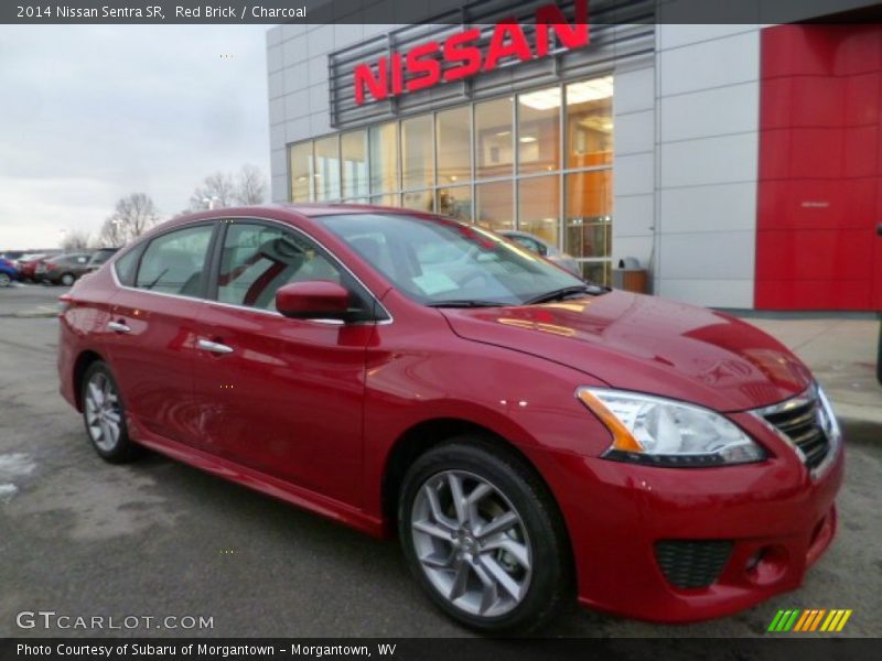 Red Brick / Charcoal 2014 Nissan Sentra SR