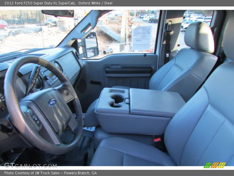 Oxford White / Steel 2012 Ford F250 Super Duty XL SuperCab