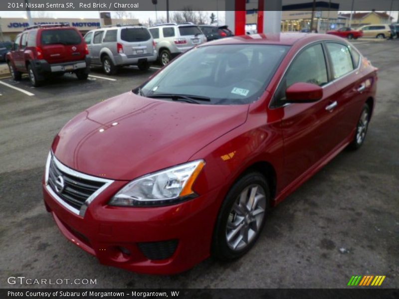 Red Brick / Charcoal 2014 Nissan Sentra SR