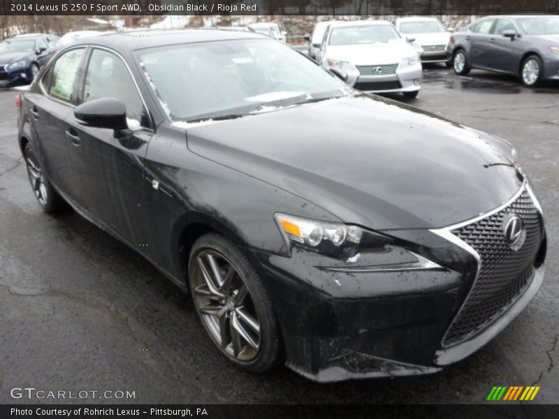 Obsidian Black / Rioja Red 2014 Lexus IS 250 F Sport AWD