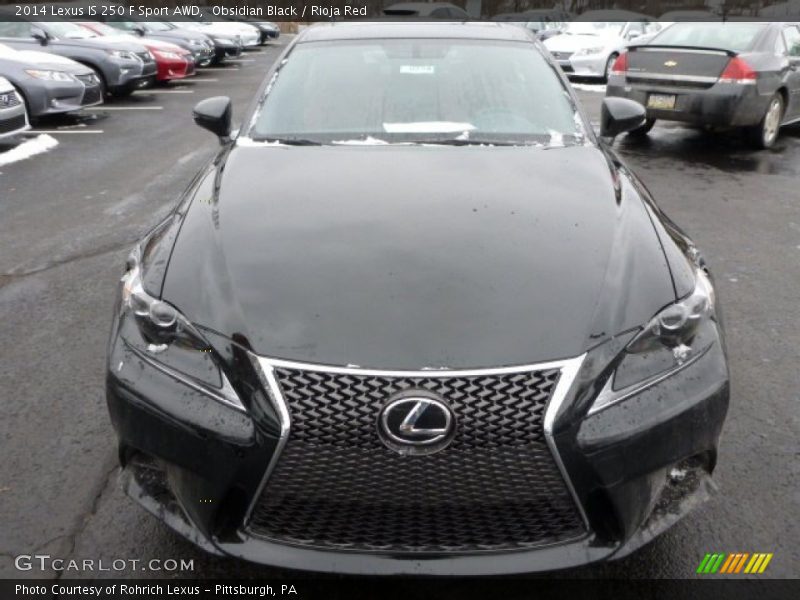 Obsidian Black / Rioja Red 2014 Lexus IS 250 F Sport AWD