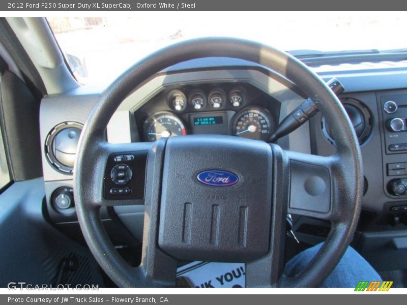 Oxford White / Steel 2012 Ford F250 Super Duty XL SuperCab