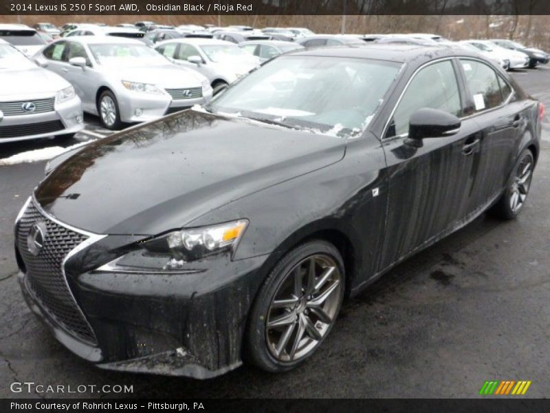Obsidian Black / Rioja Red 2014 Lexus IS 250 F Sport AWD