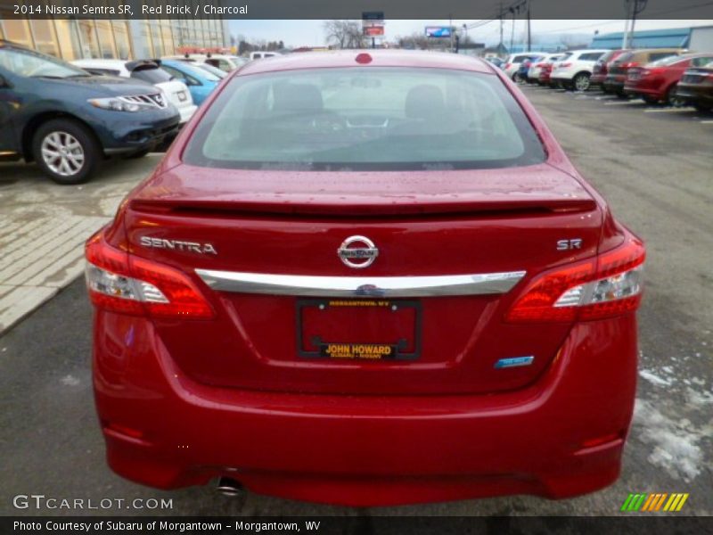 Red Brick / Charcoal 2014 Nissan Sentra SR