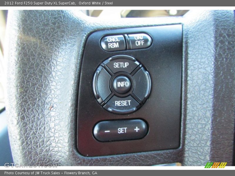 Controls of 2012 F250 Super Duty XL SuperCab
