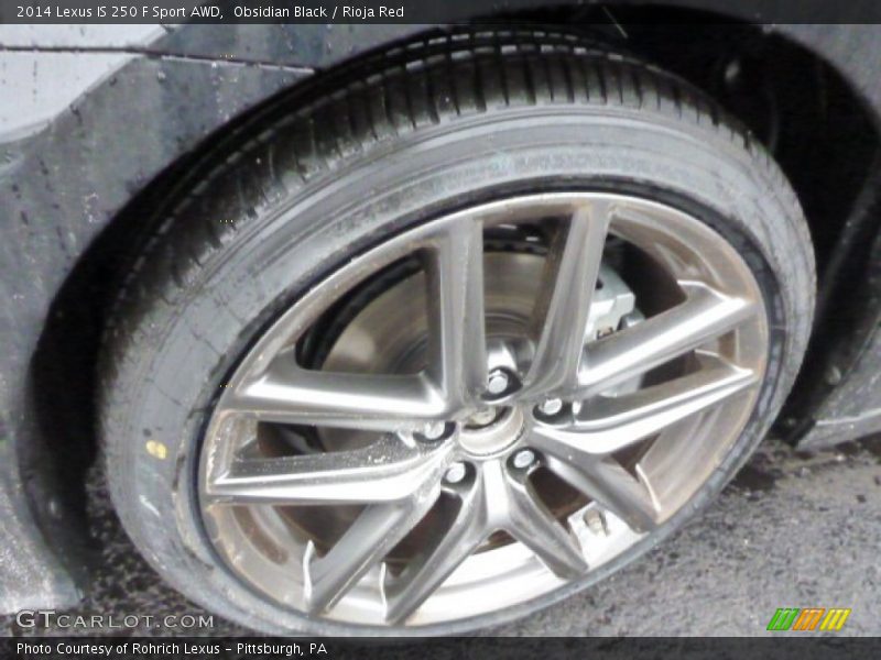 Obsidian Black / Rioja Red 2014 Lexus IS 250 F Sport AWD