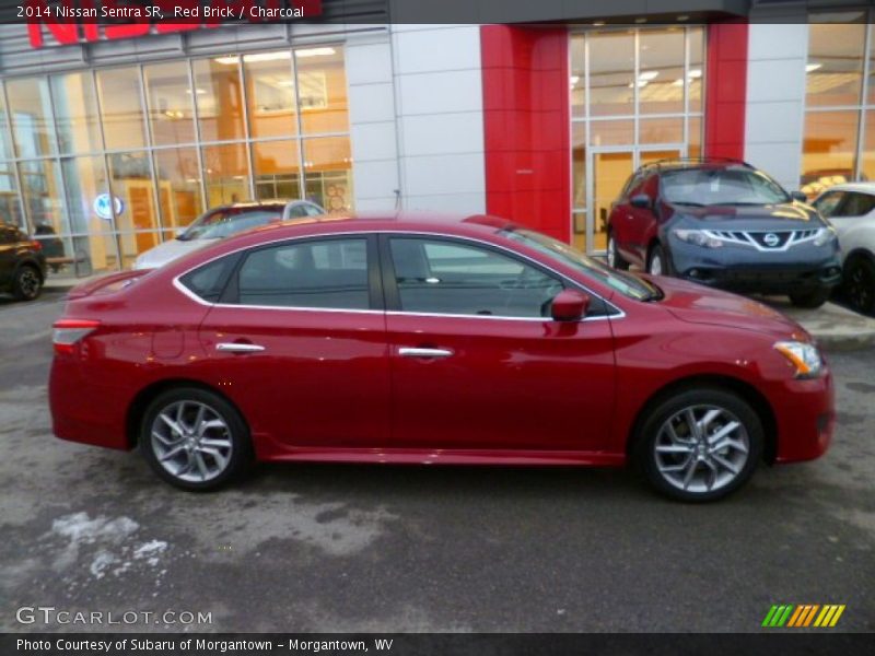 Red Brick / Charcoal 2014 Nissan Sentra SR