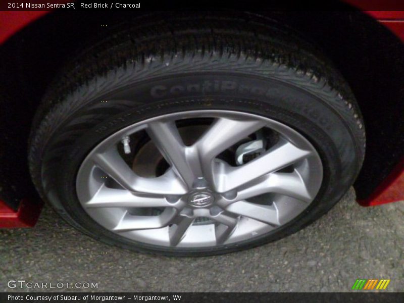 Red Brick / Charcoal 2014 Nissan Sentra SR