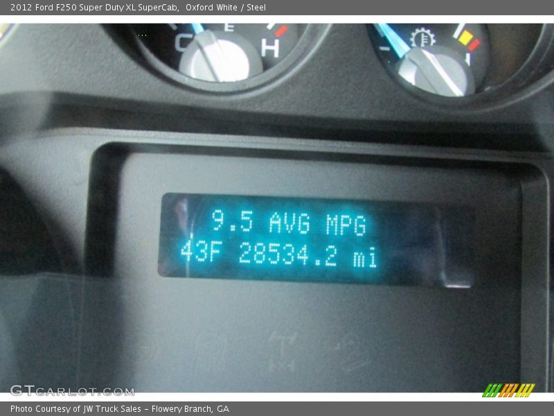 Oxford White / Steel 2012 Ford F250 Super Duty XL SuperCab
