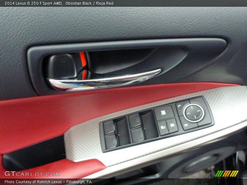 Obsidian Black / Rioja Red 2014 Lexus IS 250 F Sport AWD