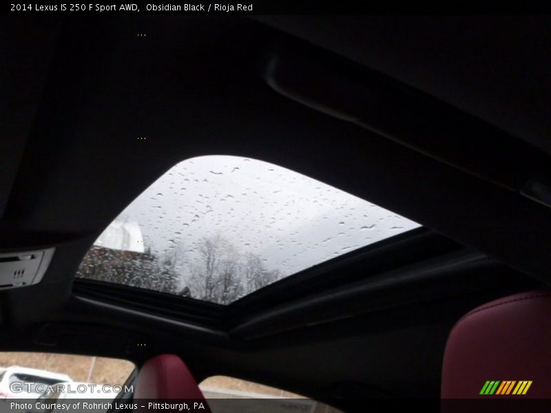 Obsidian Black / Rioja Red 2014 Lexus IS 250 F Sport AWD