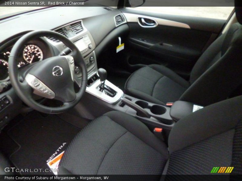  2014 Sentra SR Charcoal Interior