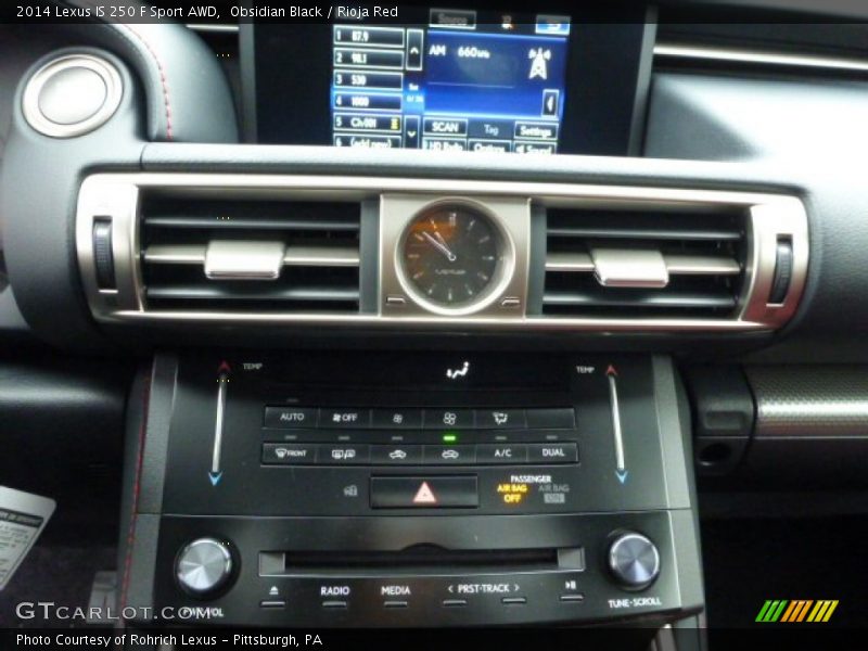 Obsidian Black / Rioja Red 2014 Lexus IS 250 F Sport AWD