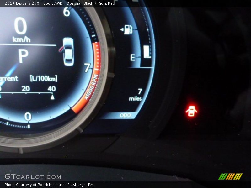 Obsidian Black / Rioja Red 2014 Lexus IS 250 F Sport AWD