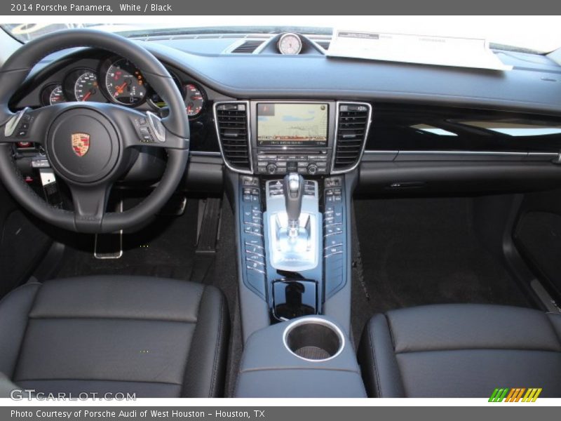 Dashboard of 2014 Panamera 
