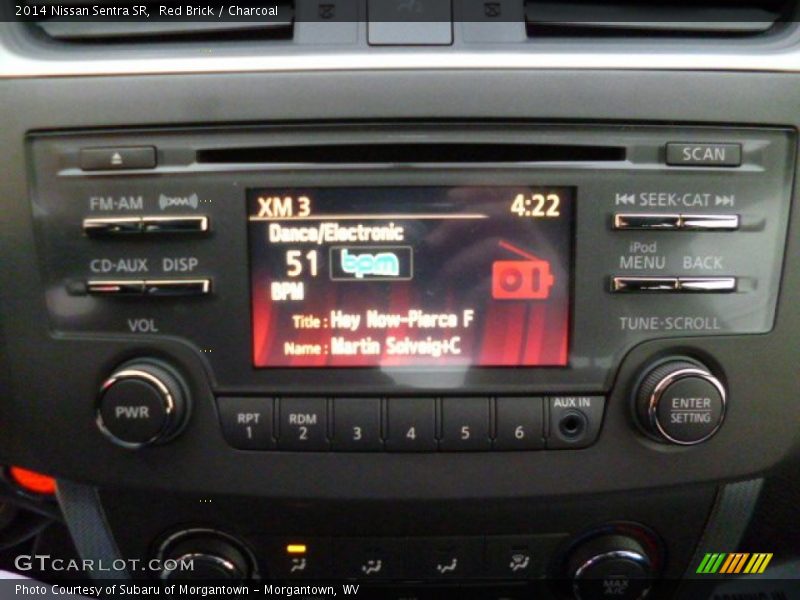 Red Brick / Charcoal 2014 Nissan Sentra SR