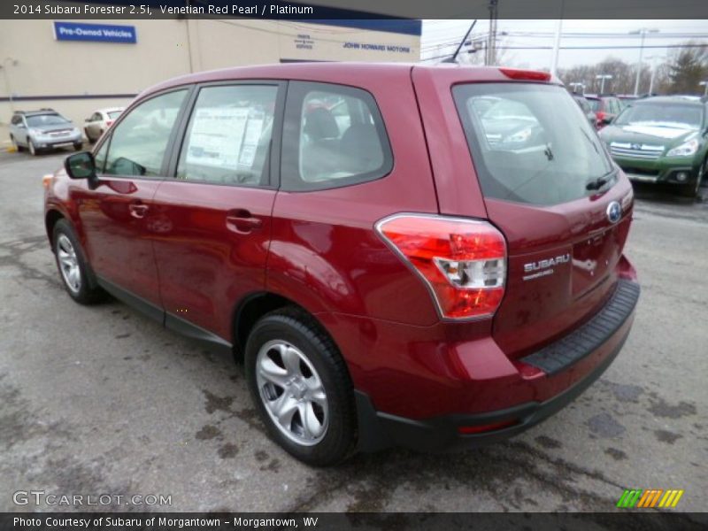 Venetian Red Pearl / Platinum 2014 Subaru Forester 2.5i