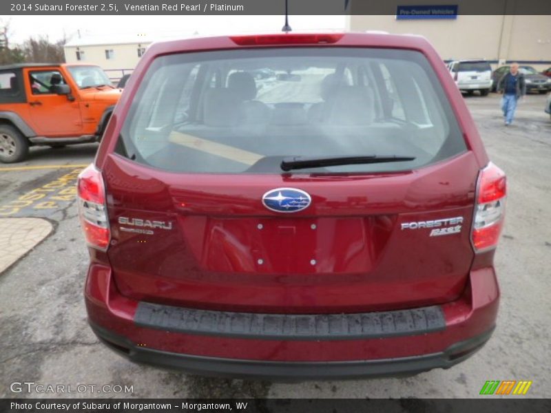 Venetian Red Pearl / Platinum 2014 Subaru Forester 2.5i